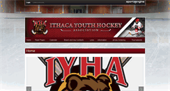 Desktop Screenshot of ithacayouthhockey.com