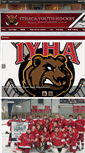 Mobile Screenshot of ithacayouthhockey.com